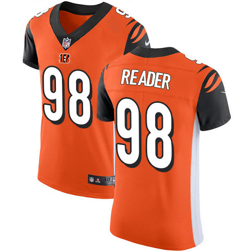 Nike Bengals #98 D.J. Reader Orange Alternate Men's Stitched NFL New Elite Jersey