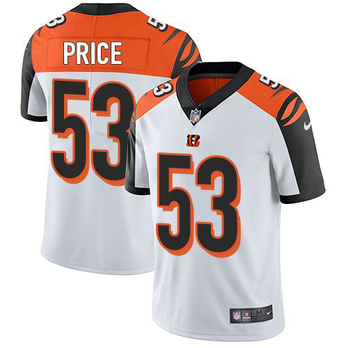 Nike Bengals 53 Billy Price White Youth Vapor Untouchable Limited Jersey