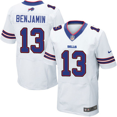 Nike Bills #13 Kelvin Benjamin White Men's Stitched NFL New Elite Jersey