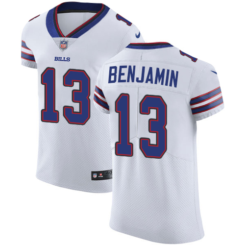 Nike Bills #13 Kelvin Benjamin White Men's Stitched NFL Vapor Untouchable Elite Jersey