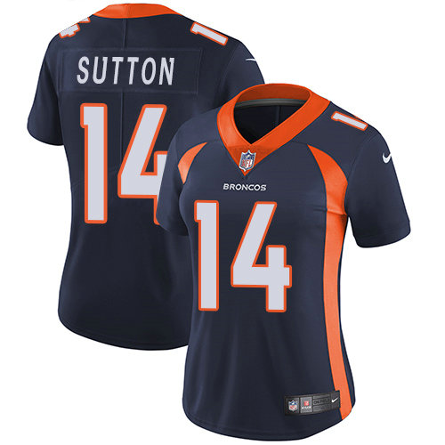 Nike Broncos #14 Courtland Sutton Blue Alternate Women's Stitched NFL Vapor Untouchable Limited Jersey