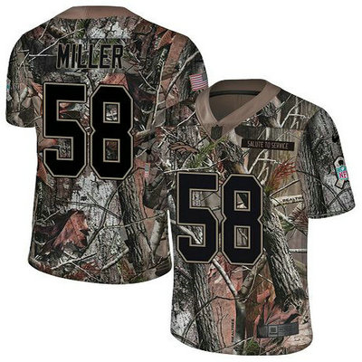 Nike Broncos #58 Von Miller Camo Youth Stitched NFL Limited Rush Realtree Jersey