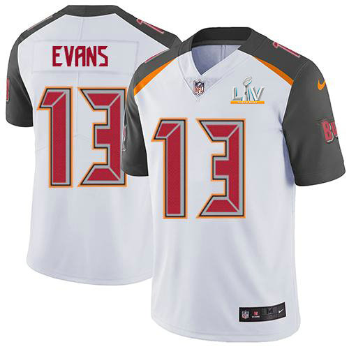 Nike Buccaneers #13 Mike Evans White Youth Super Bowl LV Bound Stitched NFL Vapor Untouchable Limited Jersey