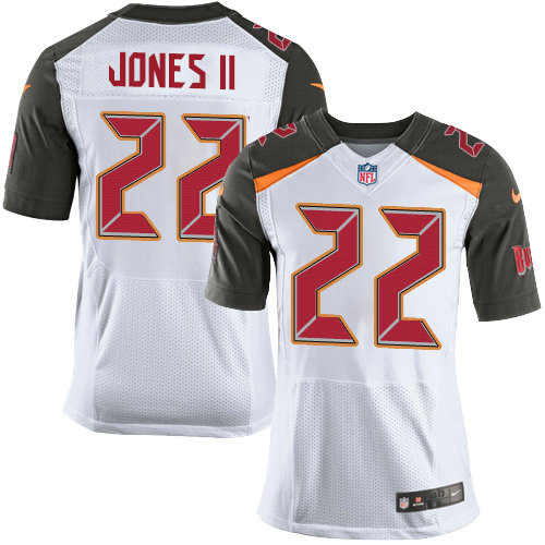 Nike Buccaneers #22 Ronald Jones II White Men's Stitched NFL New Elite Jersey