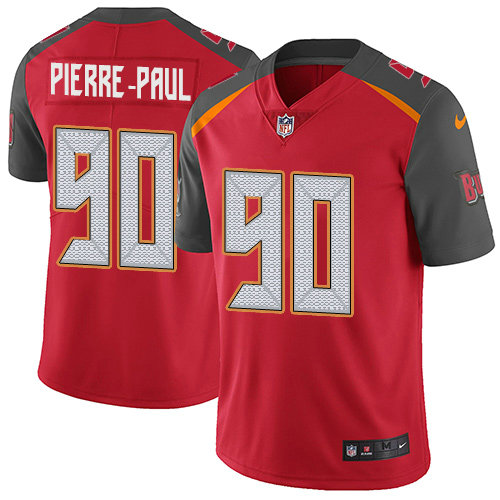 Nike Buccaneers #90 Jason Pierre Paul Red Team Color Youth Stitched NFL Vapor Untouchable Limited Jersey