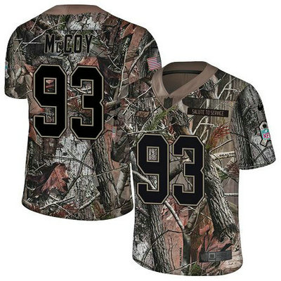 Nike Buccaneers #93 Gerald McCoy Camo Youth Stitched NFL Limited Rush Realtree Jersey