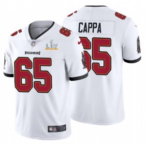 Nike Buccaneers 65 Alex Cappa White 2021 Super Bowl LV Limited Vapor Untouchable Limited Men Jersey