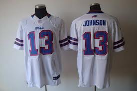 2012 Nike Buffalo Bills #13 Steve Johnson White Elite Jersey