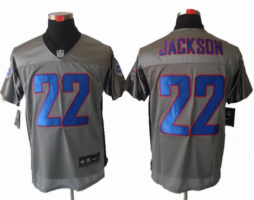 Nike Buffalo Bills #22 Fred Jackson Gray shadow elite jerseys
