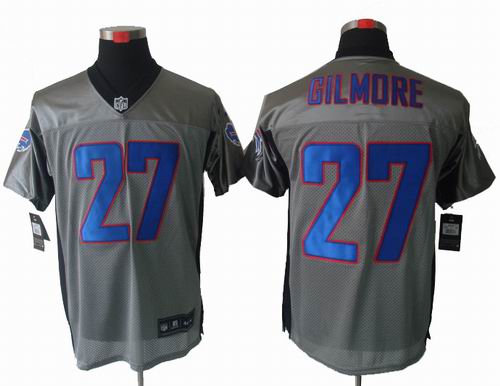 Nike Buffalo Bills #27 Stephen Gilmore Gray shadow elite jerseys