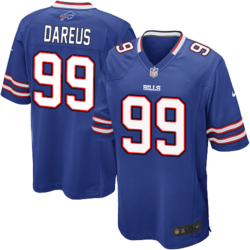 Nike Buffalo Bills 99# Marcell Dareus blue Elite Jersey