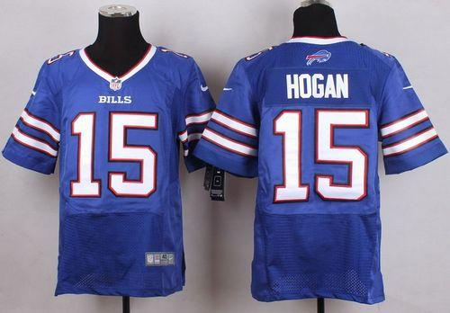 Nike Buffalo Bills 15 Chris Hogan Royal Blue Team Color NFL New Elite Jersey