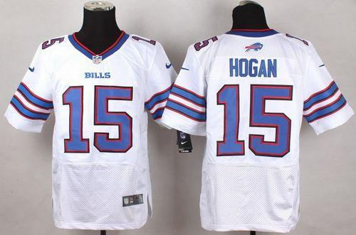 Nike Buffalo Bills 15 Chris Hogan White NFL New Elite Jersey