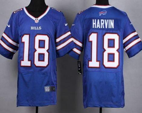 Nike Buffalo Bills 18 Percy Harvin Royal Blue Team Color NFL Elite Jersey