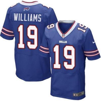 Nike Buffalo Bills 19 Mike Williams Royal Blue Team Color Men-s Stitched NFL Elite Jersey