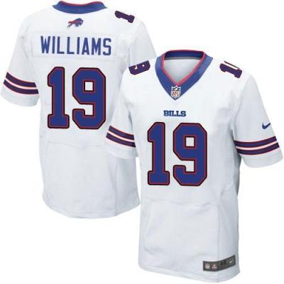 Nike Buffalo Bills 19 Mike Williams White Men-s Stitched NFL Elite Jersey