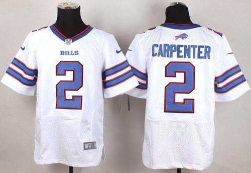 Nike Buffalo Bills 2 Dan Carpenter White NFL New Elite Jersey