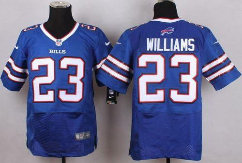 Nike Buffalo Bills 23 Aaron Williams Royal Blue Team Color NFL New Elite Jersey