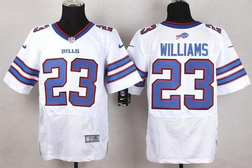 Nike Buffalo Bills 23 Aaron Williams White NFL New Elite Jersey