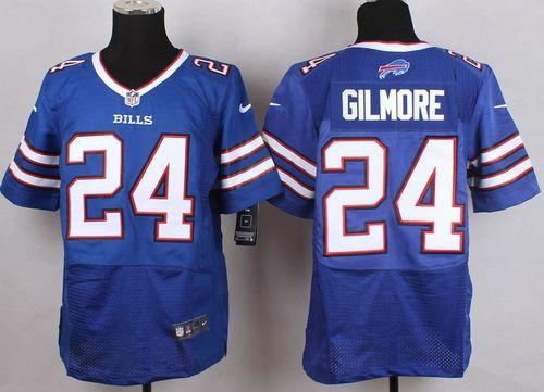 Nike Buffalo Bills 24 Stephon Gilmore Royal Blue Team Color NFL New Elite jersey