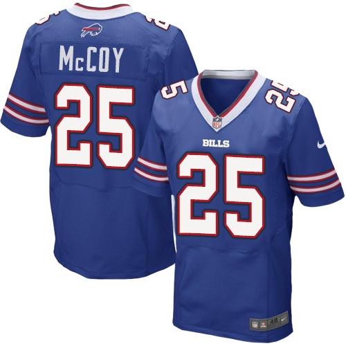 Nike Buffalo Bills 25 LeSean McCoy Royal Blue Team Color NFL Elite Jersey
