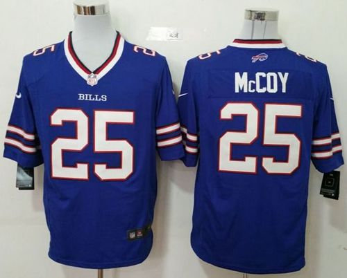 Nike Buffalo Bills 25 LeSean McCoy Royal Blue Team Color NFL Game Jersey