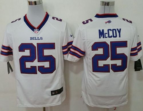 Nike Buffalo Bills 25 LeSean McCoy White NFL Game Jersey