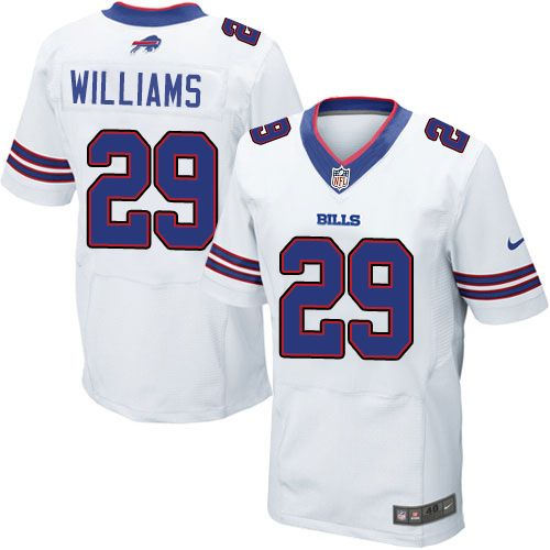 Nike Buffalo Bills 29 Karlos Williams White NFL New Elite Jersey