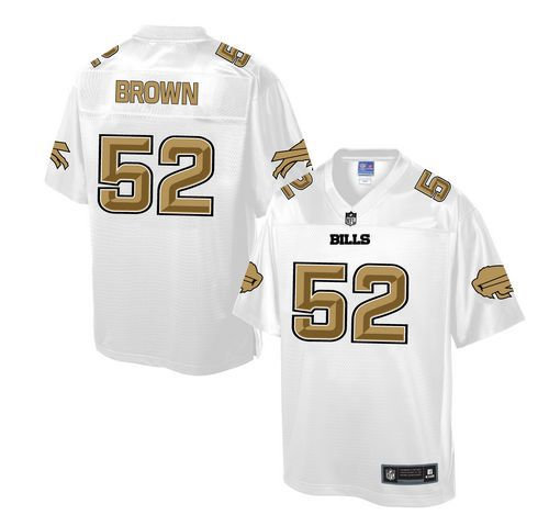Nike Buffalo Bills 52 Preston Brown White NFL Pro Line Fashion Game Jersey