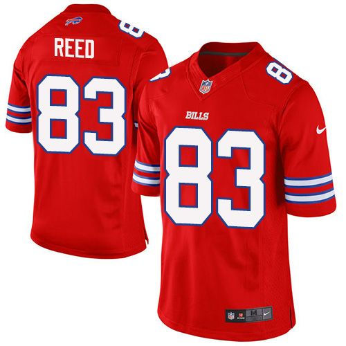 Nike Buffalo Bills 83 Andre Reed Red NFL Elite Rush Jersey