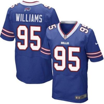 Nike Buffalo Bills 95 Kyle Williams Royal Blue Team Color Men-s Stitched NFL Elite Jersey