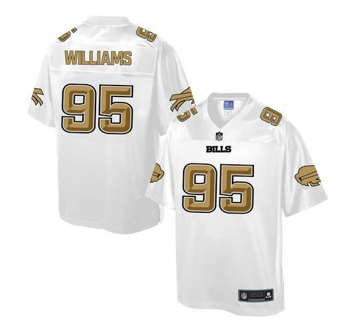 Nike Buffalo Bills 95 Kyle Williams White NFL Pro Line Fashion Game Jersey