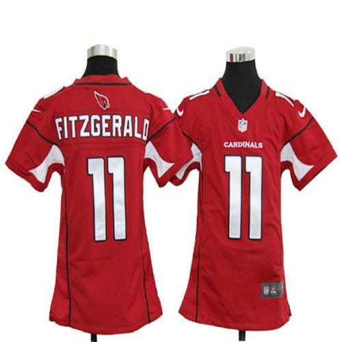 Nike Cardinals #11 Larry Fitzgerald Red Team Color Youth Stitched NFL Elite Jersey