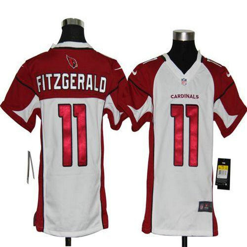 Nike Cardinals #11 Larry Fitzgerald White Youth Stitched NFL Elite Jersey