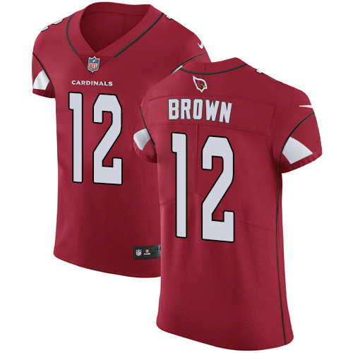 Nike Cardinals #12 John Brown Red Team Color Men's Stitched NFL Vapor Untouchable Elite Jersey