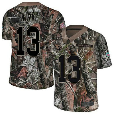 Nike Cardinals #13 Christian Kirk Camo Youth Stitched NFL Limited Rush Realtree Jersey