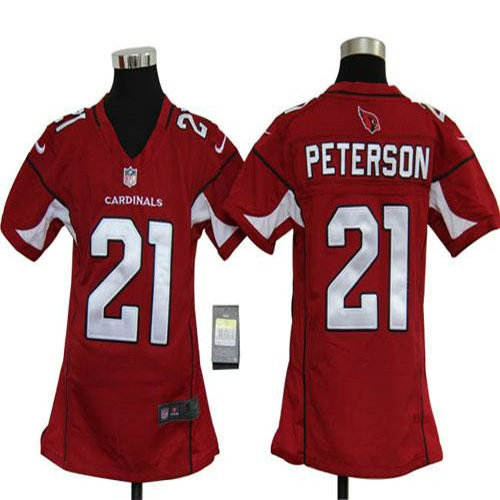 Nike Cardinals #21 Patrick Peterson Red Team Color Youth Stitched NFL Elite Jersey
