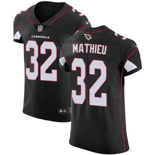 Nike Cardinals #32 Tyrann Mathieu Black Alternate Men's Stitched NFL Vapor Untouchable Elite Jersey