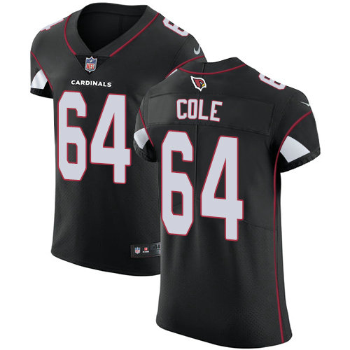 Nike Cardinals #64 Mason Cole Black Alternate Men's Stitched NFL Vapor Untouchable Elite Jersey