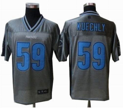 Nike Carolina Panthers #59 luke Kuechly Grey Vapor Elite Jerseys