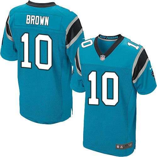 Nike Carolina Panthers 10 Corey Brown Blue Alternate NFL Elite Jersey