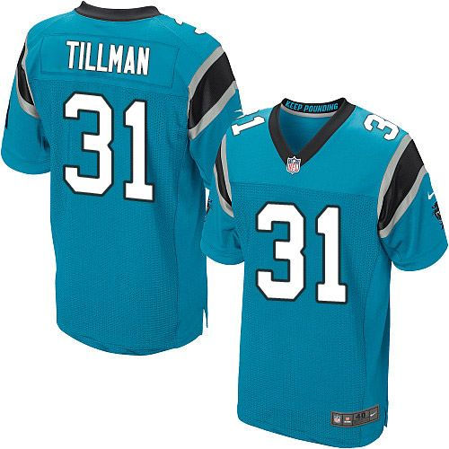 Nike Carolina Panthers 31 Charles Tillman Blue Alternate NFL Elite Jersey