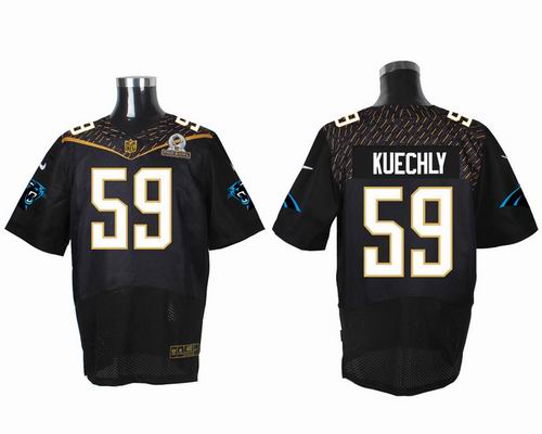 Nike Carolina Panthers 59 Luke Kuechly black 2016 Pro Bowl Elite Jersey