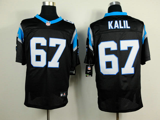 Nike Carolina Panthers 67 Ryan Kalil black NFL Elite Jersey