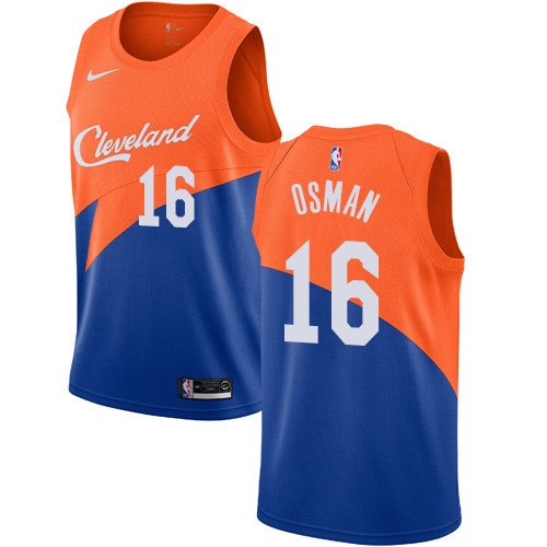 Nike Cavaliers #16 Cedi Osman Blue NBA Swingman City Edition 2018 19 Jersey