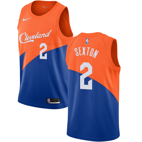 Nike Cavaliers #2 Collin Sexton Blue NBA Swingman City Edition 2018 19 Jersey
