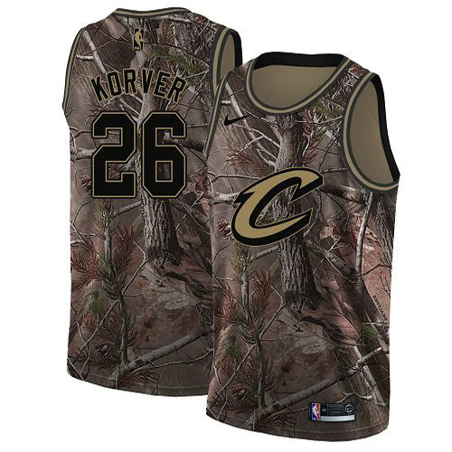 Nike Cavaliers #26 Kyle Korver Camo Youth NBA Swingman Realtree Collection Jersey