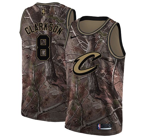 Nike Cavaliers #8 Jordan Clarkson Camo NBA Swingman Realtree Collection Jersey