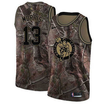 Nike Celtics #13 Marcus Morris Camo NBA Swingman Realtree Collection Jersey