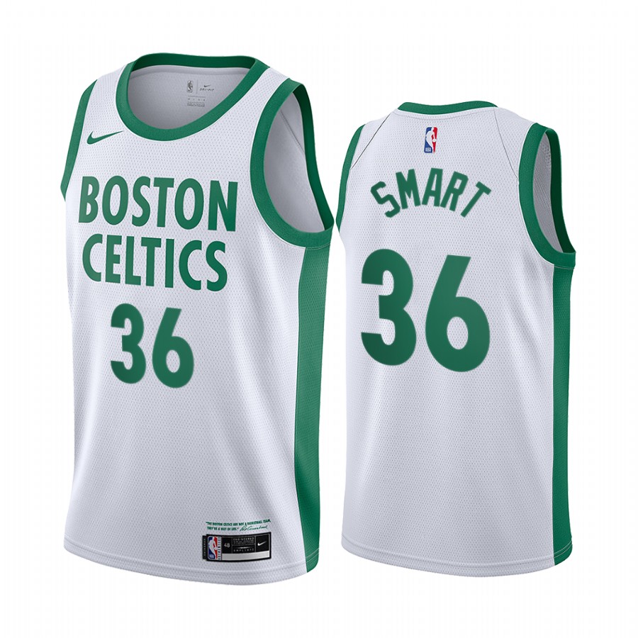 Nike Celtics #36 White NBA Swingman 2020-21 City Edition Jersey